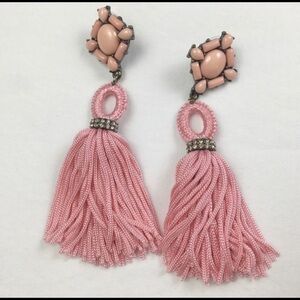 PINK baublebar tassel earrings​​​​​